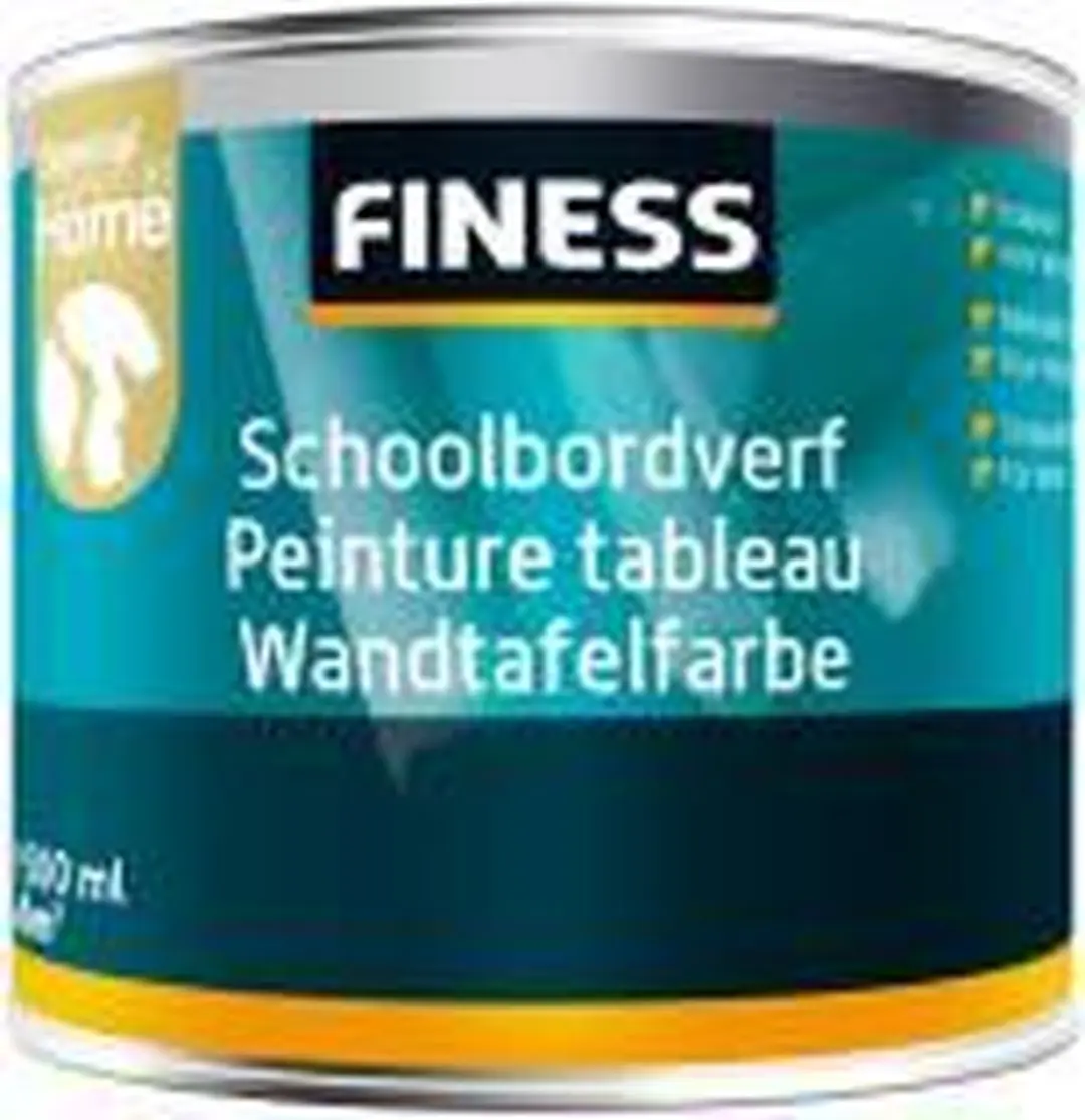 Finess schoolbordverf zwart - 500 ml