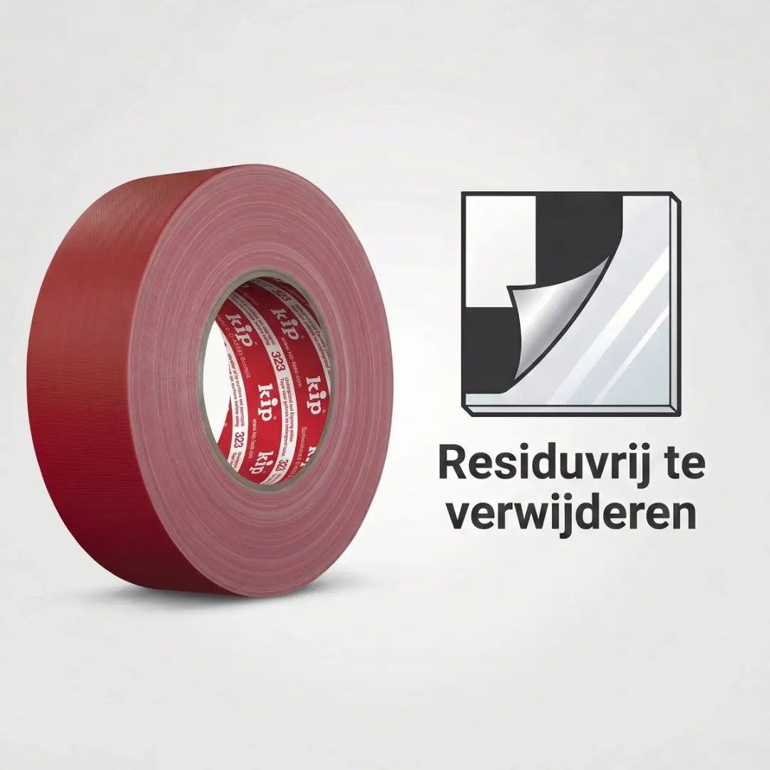 Kip Gaffer's Tape 50mm x 50m Rood
