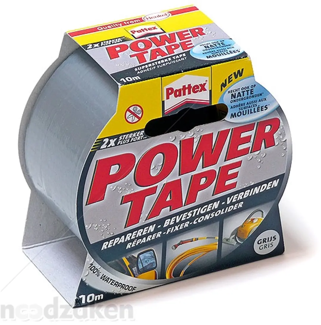 Pattex Power Tape 10m Ducktape - Grijs