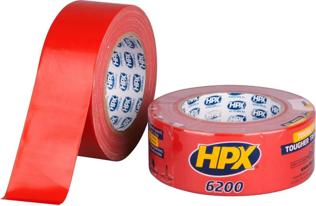 HPX Pantsertape Rood 48mm x 25m