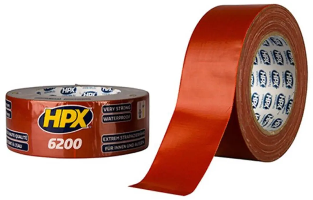 HPX Pantsertape Rood 48mm x 25m