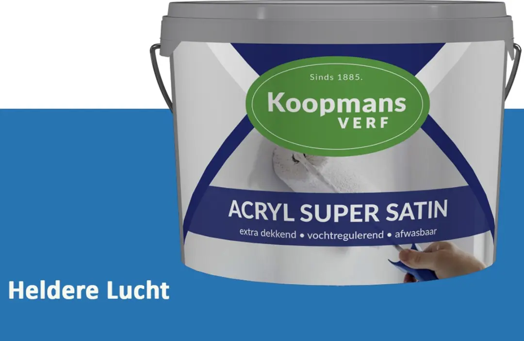 Koopmans Acryl Super Satin Zijdeglans Muurverf 2,5L