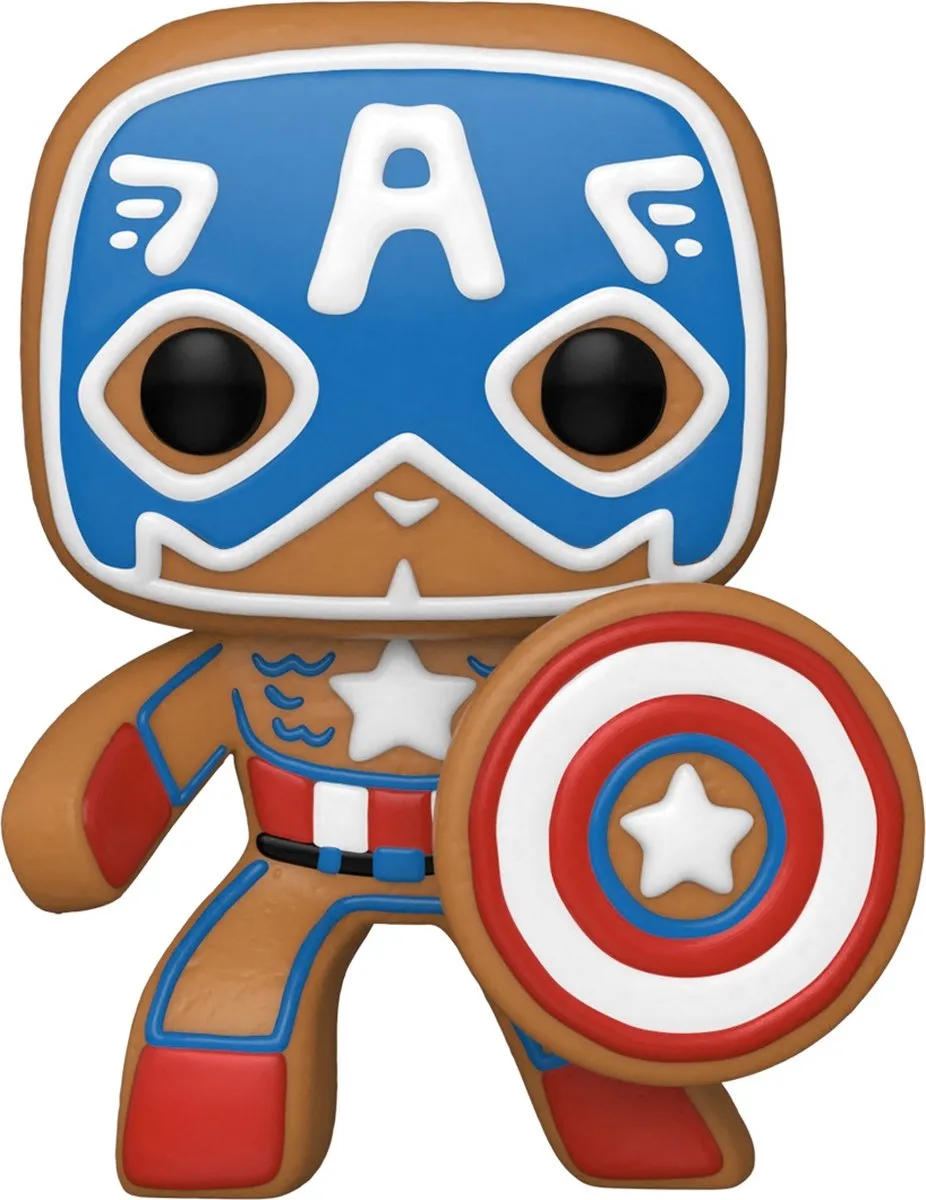 Funko Pop! Marvel Holiday Gingerbread Captain America