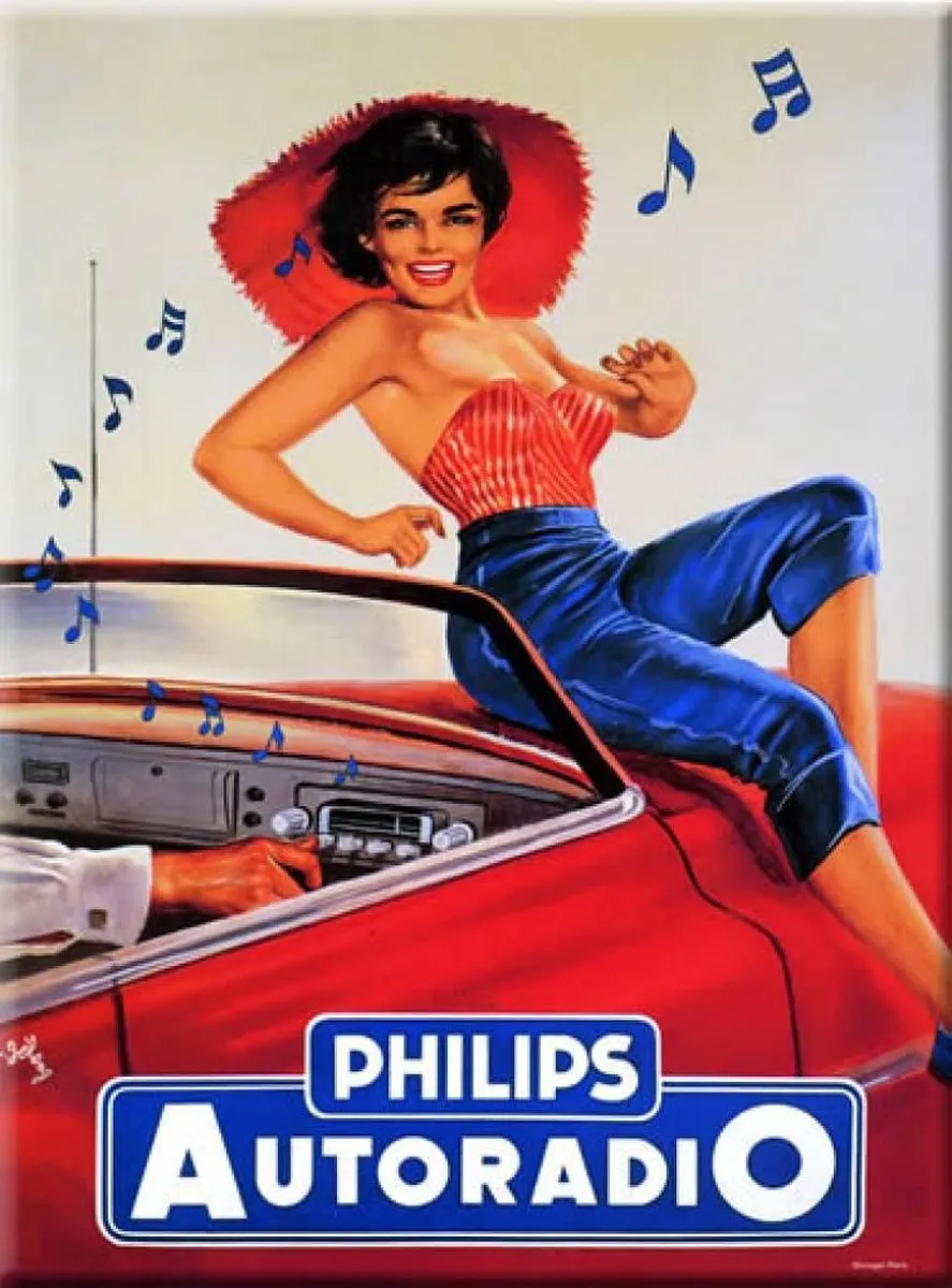 Philips Metal Card Wandbord 20x15cm
