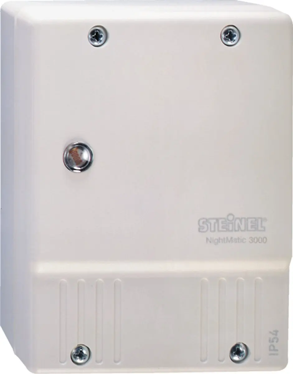 Steinel NightMatic 3000 Schemerschakelaar IP54 - 1000W - Wit