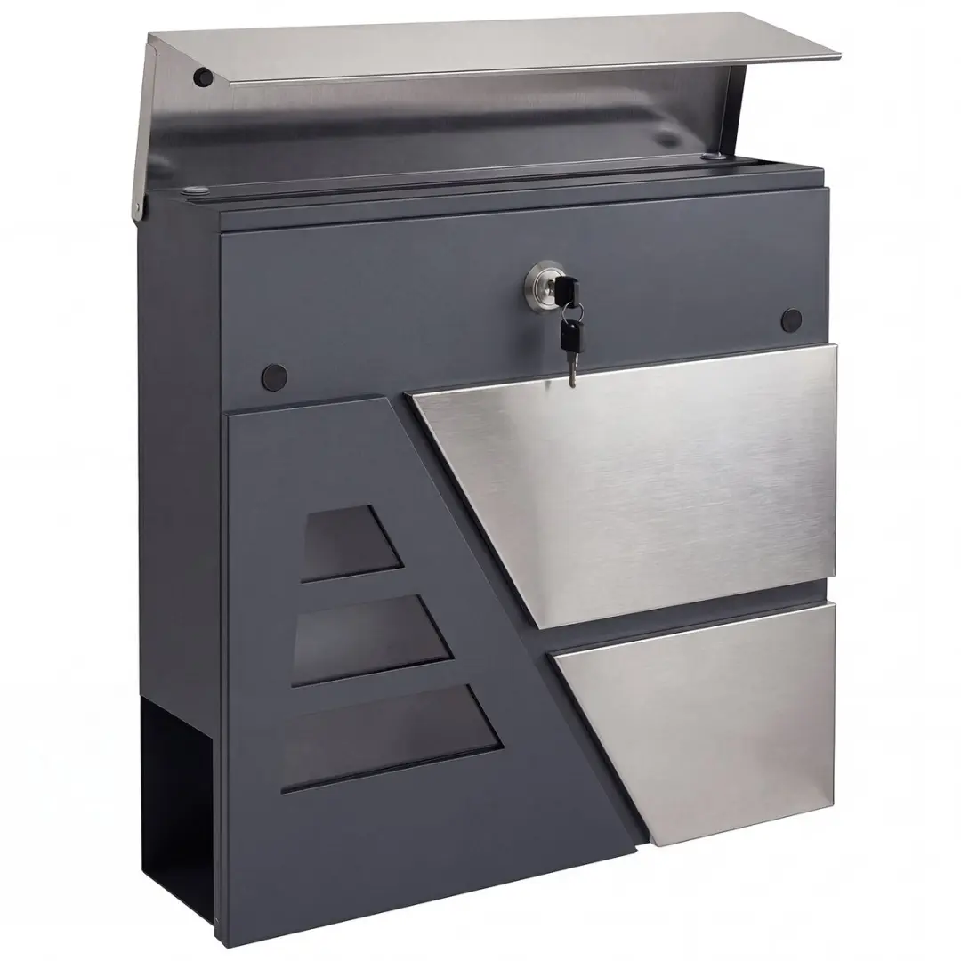 Homcom Brievenbus 37x10x37cm