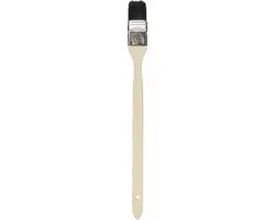 Silverline Radiatorkwast 40mm - Extra dun - Houten handvat