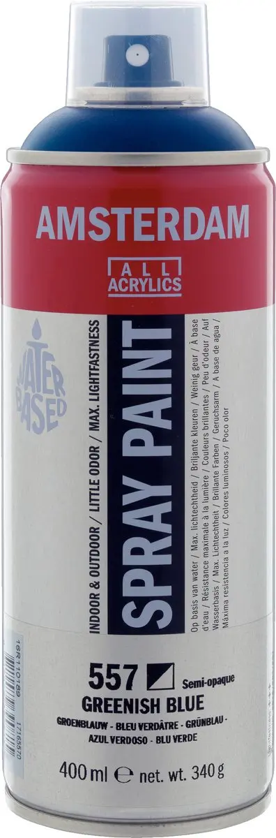 Talens Spraypaint 557 Groenblauw 400ml