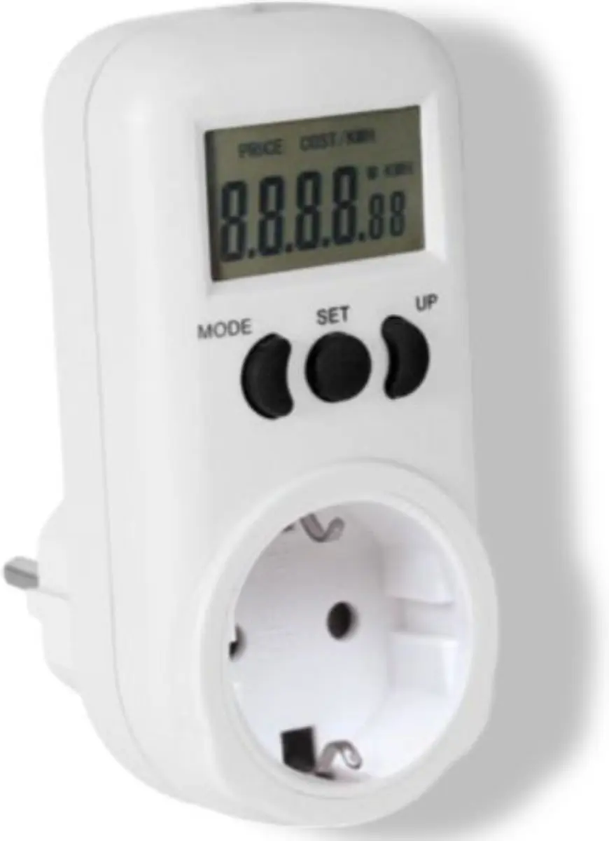 Perel Energiemeter 3600W - 230V 16A - Wit
