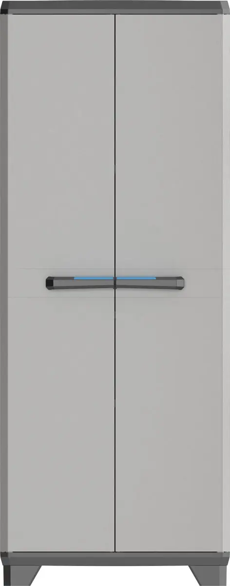 Keter Linear Utility Opbergkast 68x173x39cm - Grijs/Zwart