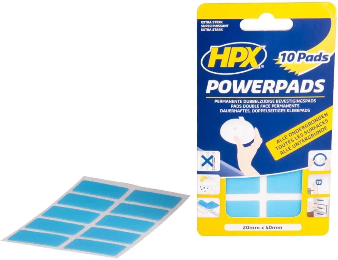 HPX Powerpads Dubbelzijdige Montagepads Rookmelders