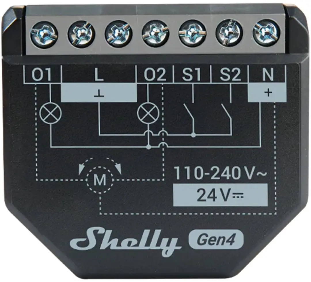 Shelly 2PM Gen4 S4SW-002P16EU Domotica Module