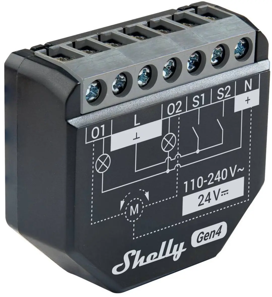 Shelly 2PM Gen4 S4SW-002P16EU Domotica Module - Zwart - afbeelding 6 van 6