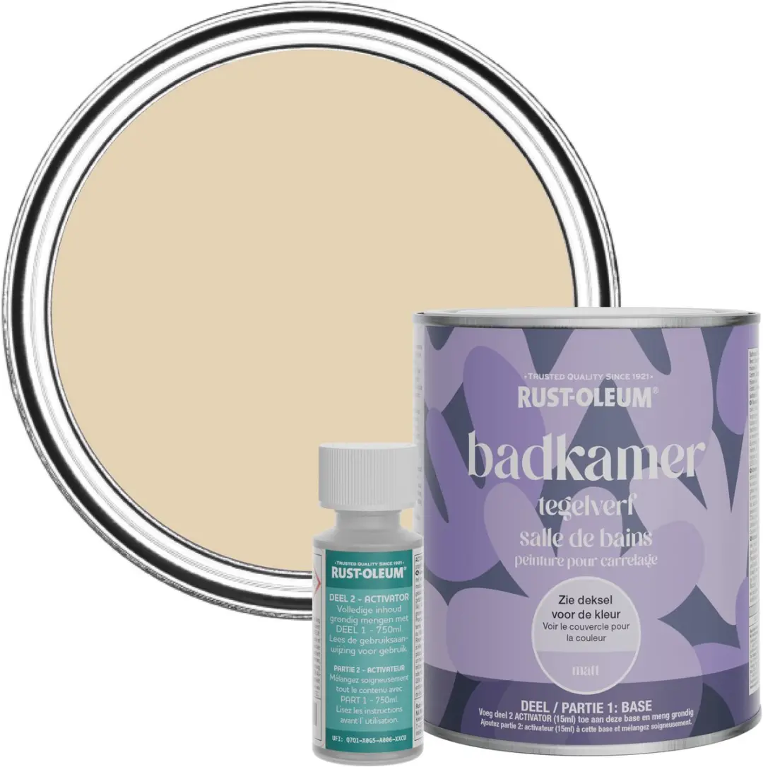 Rust-Oleum Badkamertegelverf Mat Sandhaven 750ml