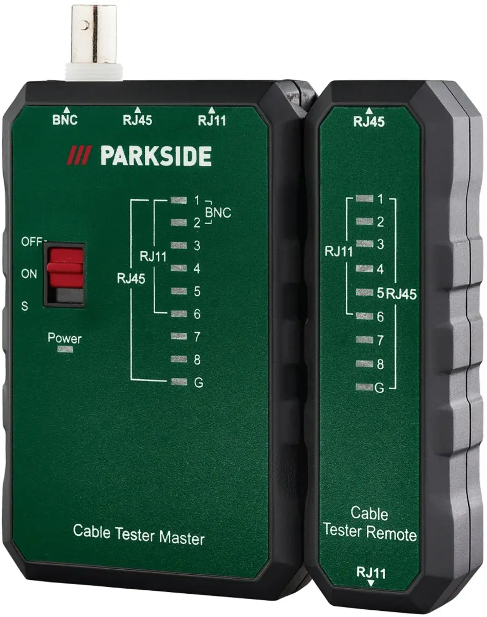 PARKSIDE Contactloze Netwerk Kabeltester - Groen
