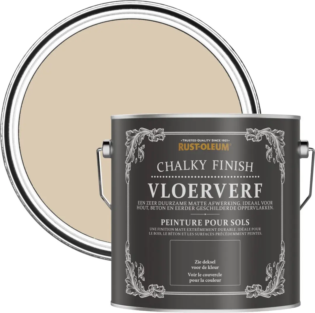 Rust-Oleum Lichtbruin Vloerverf Klei 2,5L