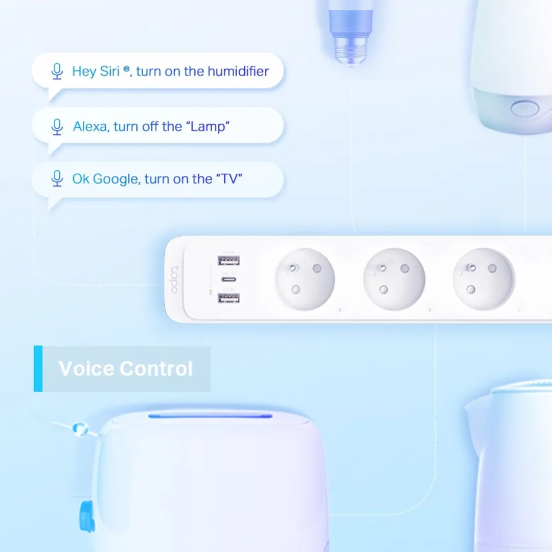 TP-Link Tapo P300 Slimme WiFi-stekkerdoos - Wit - afbeelding 6 van 6