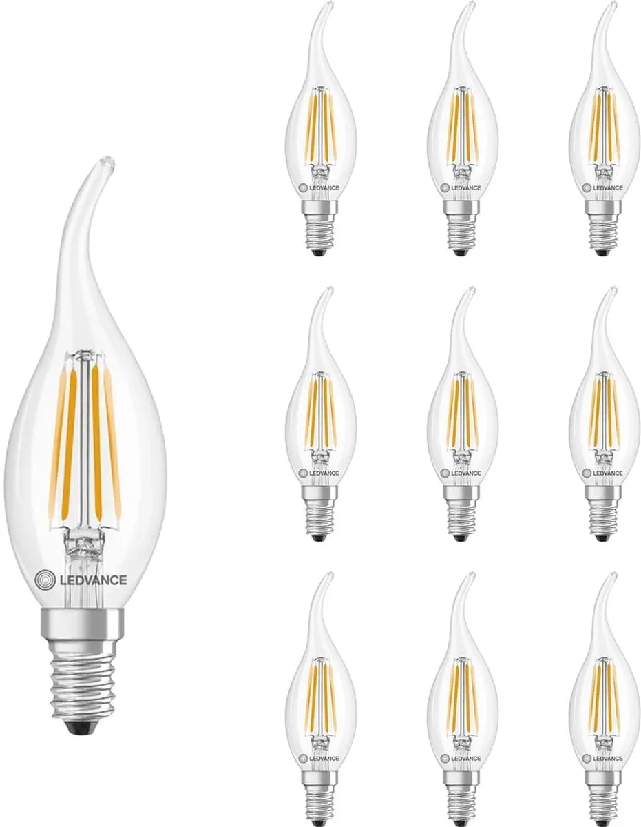 LEDVANCE LED Filament Tip-kaarslamp E14 3.4W 470lm