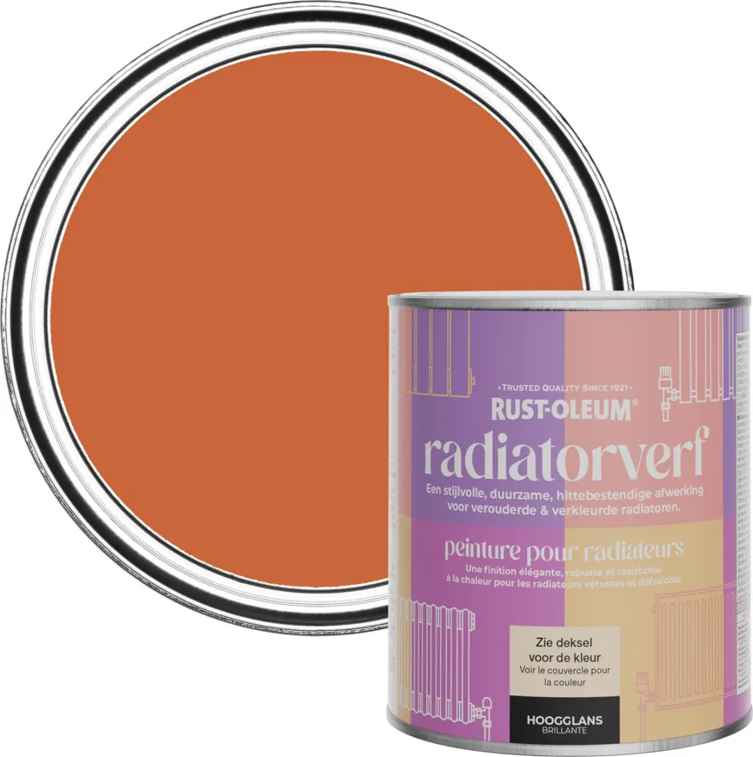 Rust-Oleum Radiatorverf Hoogglans Chai Thee 750ml