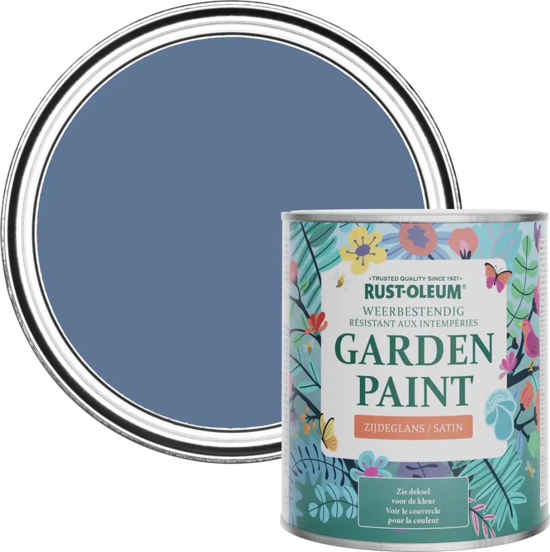 Rust-Oleum Blauwe Rivier Zijdeglans Tuinverf 750ml
