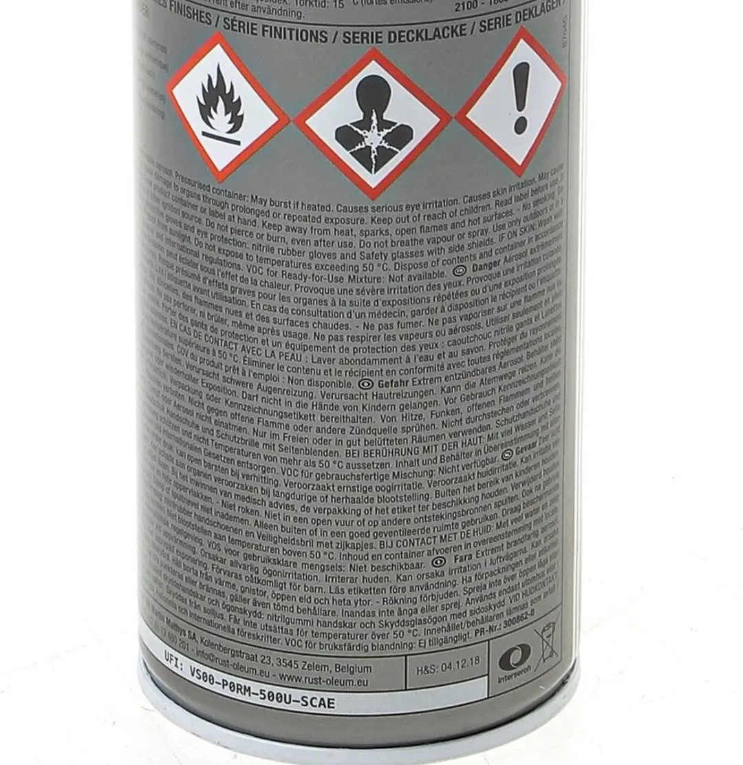 Rust-Oleum 2100 Hard Hat Spray 500ml - RAL 6018 Geel-Groen