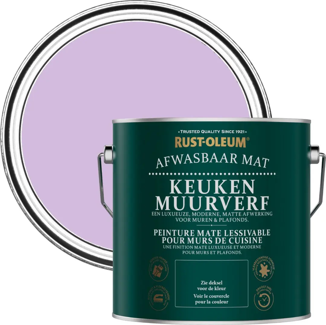 Rust-Oleum Paars Macaron Keuken Muurverf 2,5L