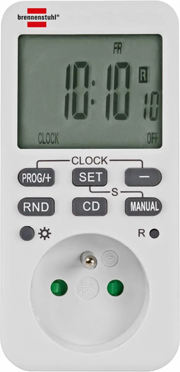 Brennenstuhl Comfort-Line Digitale Weektimer 3600W