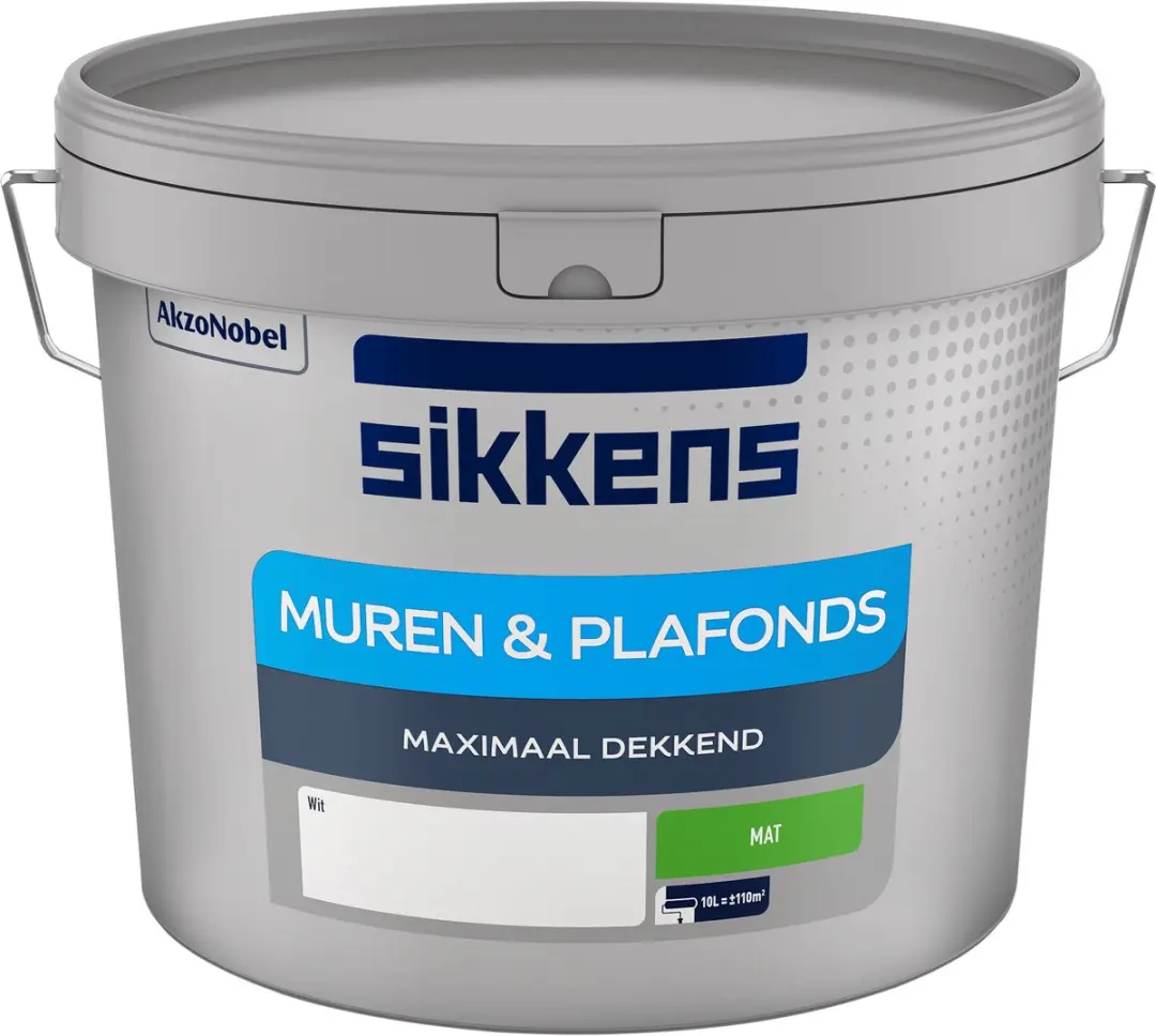 Sikkens Muren & Plafonds Wit 10L