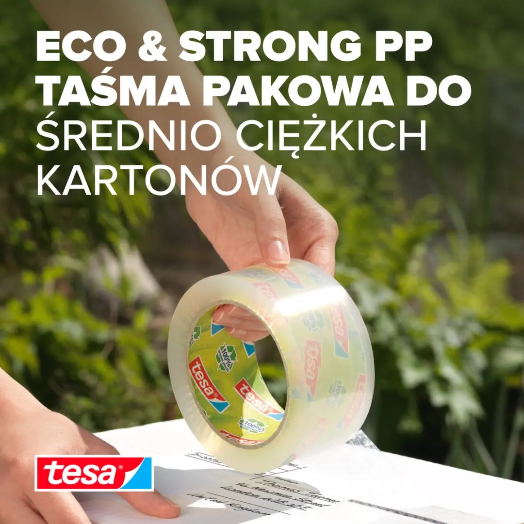 Tesa Eco Strong Transparant Tape 66m x 50mm
