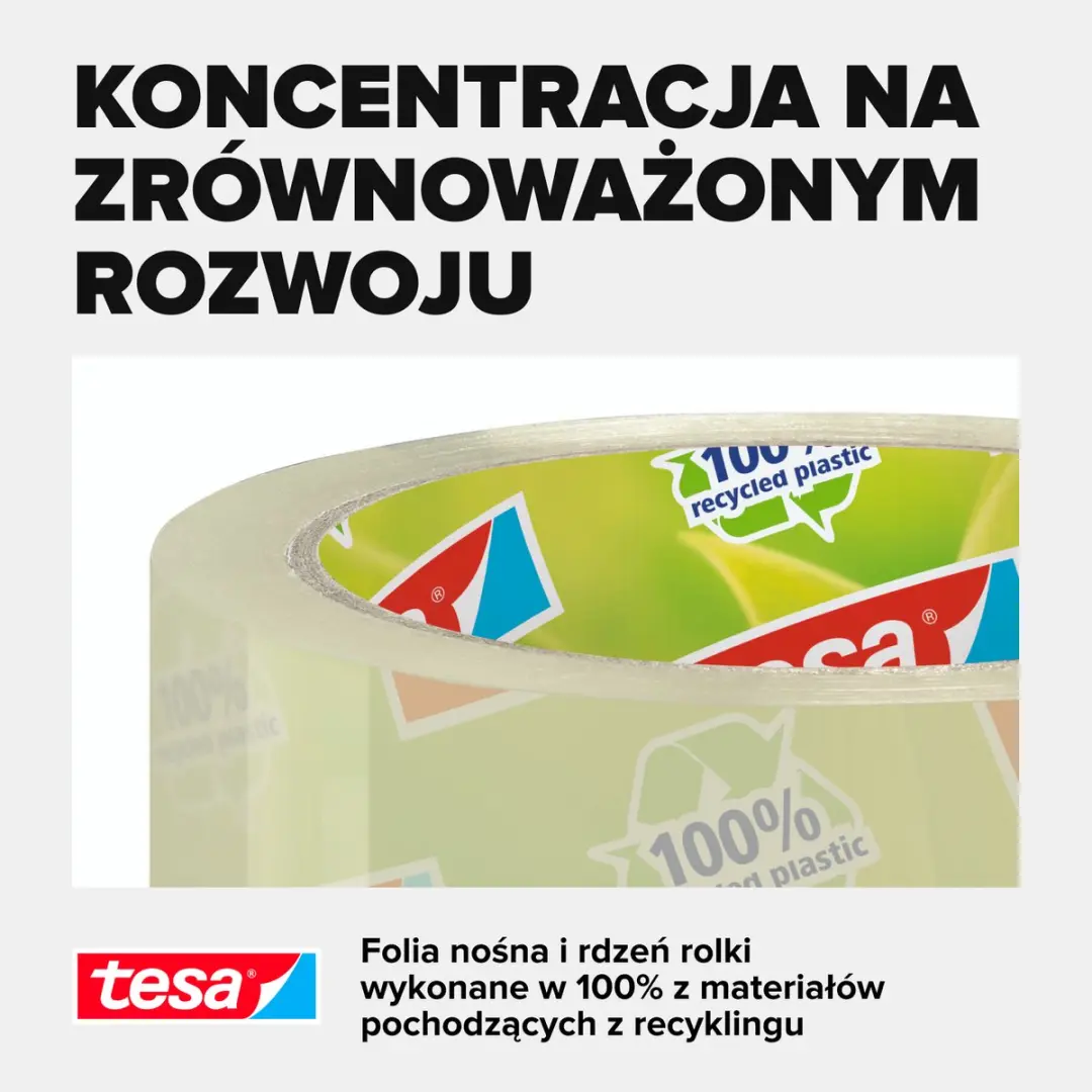 Tesa Eco Strong Transparant Tape 66m x 50mm