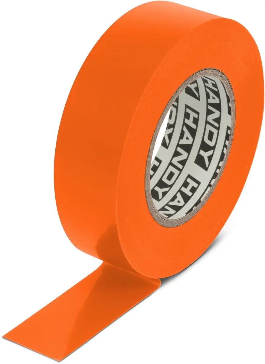 Handy Isolatietape Oranje 20m x 19mm - 10 Stuks - afbeelding 2 van 3