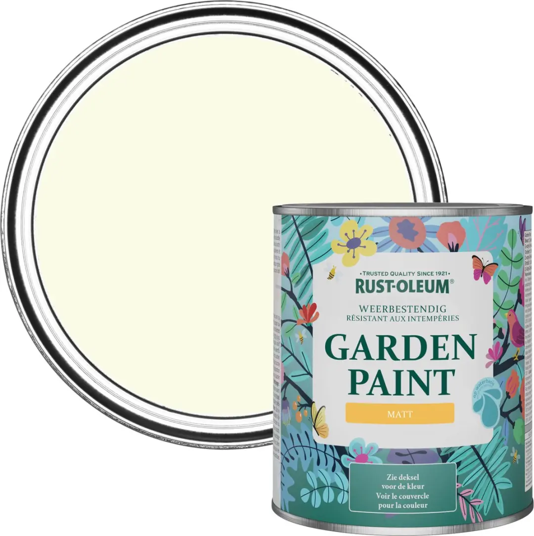 Rust-Oleum Gebroken Wit Tuinverf Matt 750ml