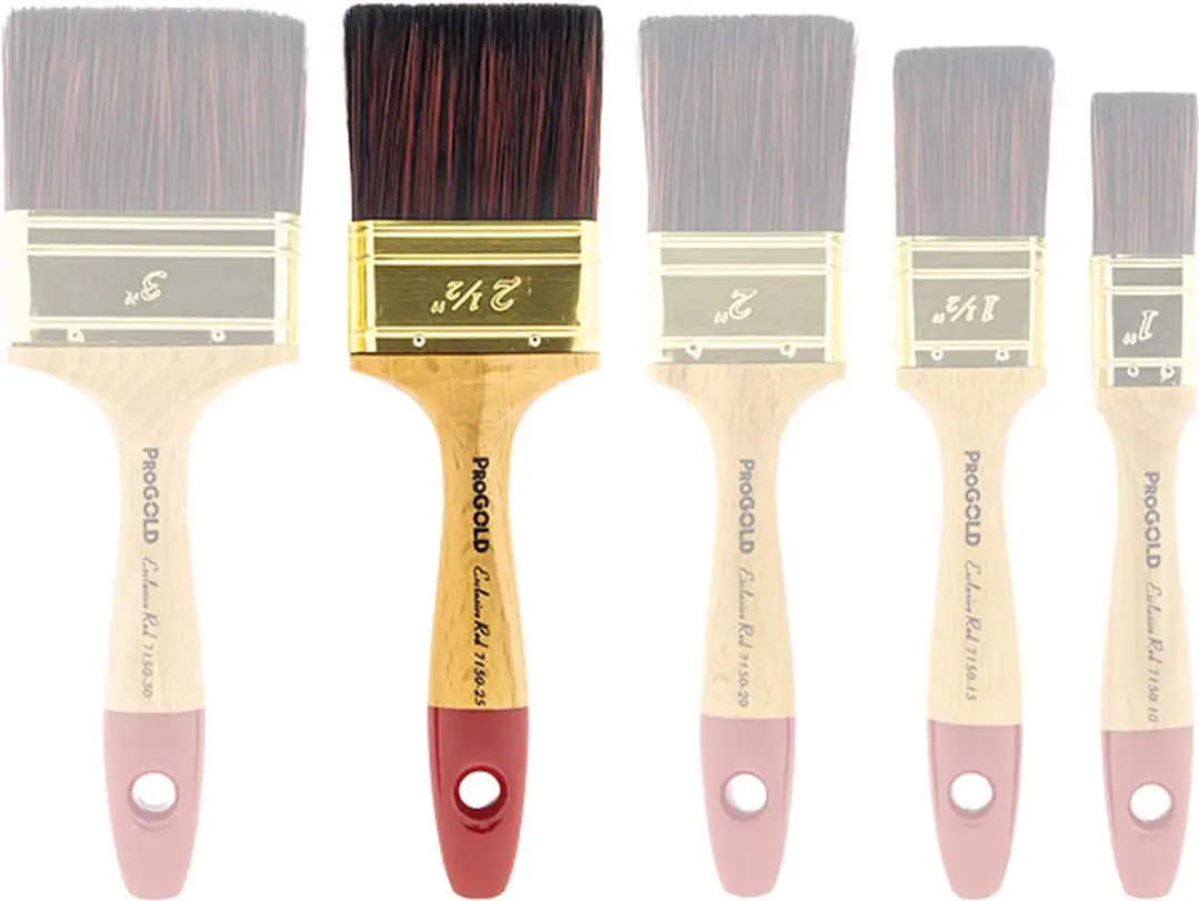ProGold 7150-2.5 Plakkwast Exclusive Rood