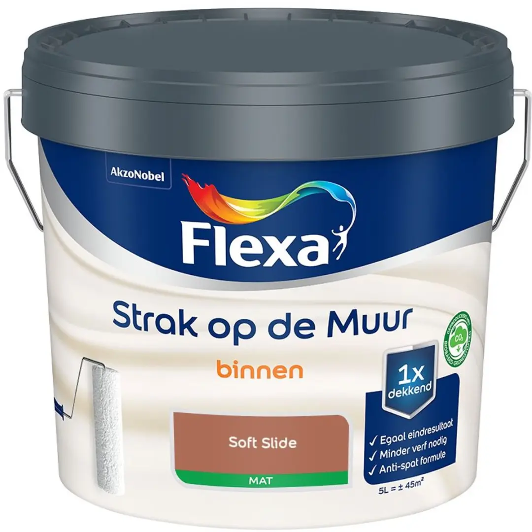 Flexa Strak Op De Muur Binnen Mat Soft Slide Mengverf 5L