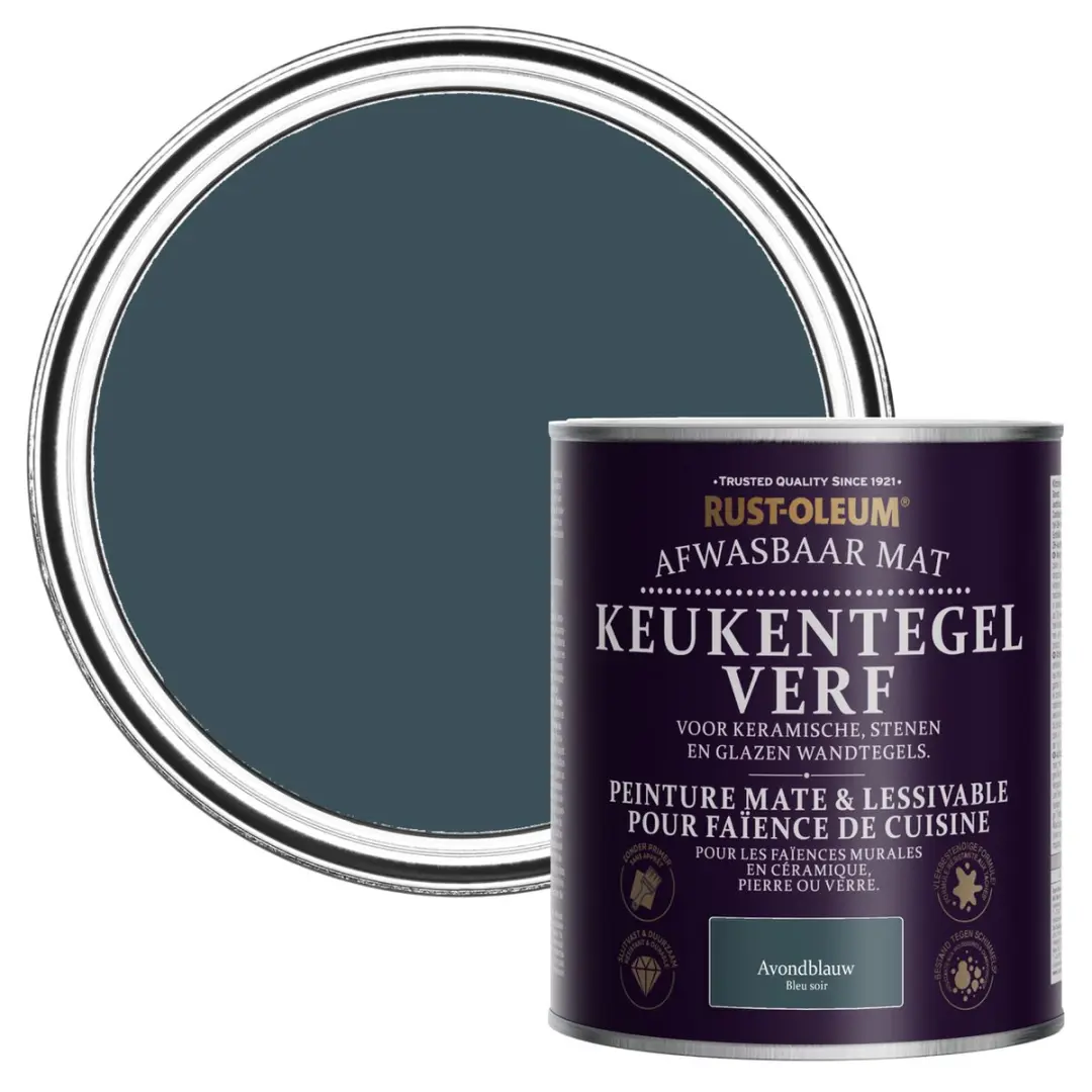 Rust-Oleum Avondblauw Verf voor Keukentegels 750ml