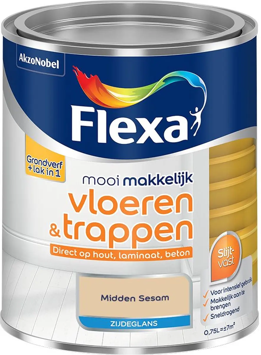 Flexa Mengverf Midden Sesam 750ml