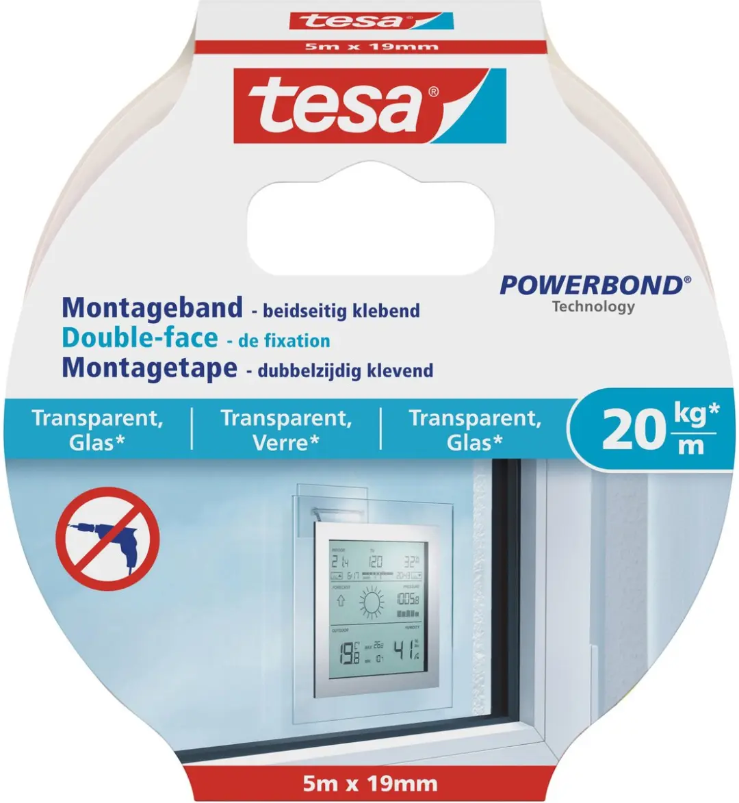 Tesa Powerbond Montagetape 5m