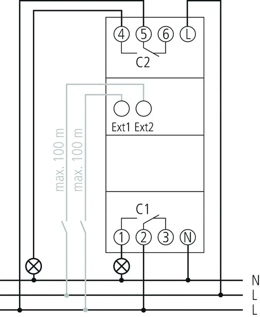 Theben SELEKTA 172 Astro-timer 2-kanaals - 600W - Grijs