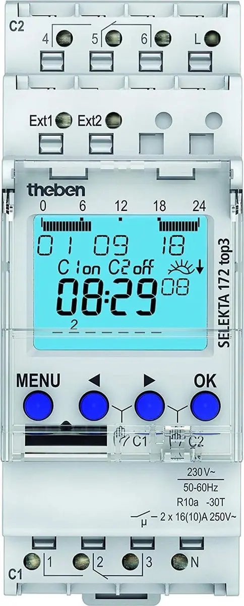 Theben SELEKTA 172 Astro-timer 2-kanaals