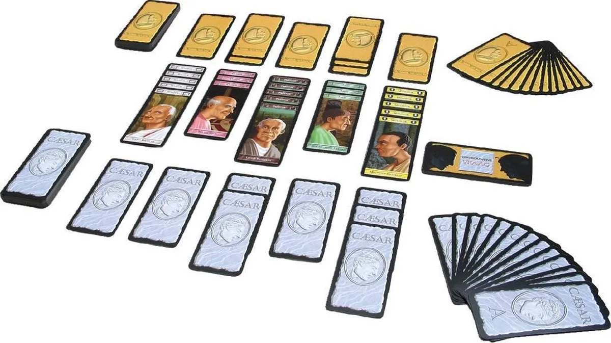 999 Games Caesar & Cleopatra Kaartspel 2 Spelers - afbeelding 2 van 2