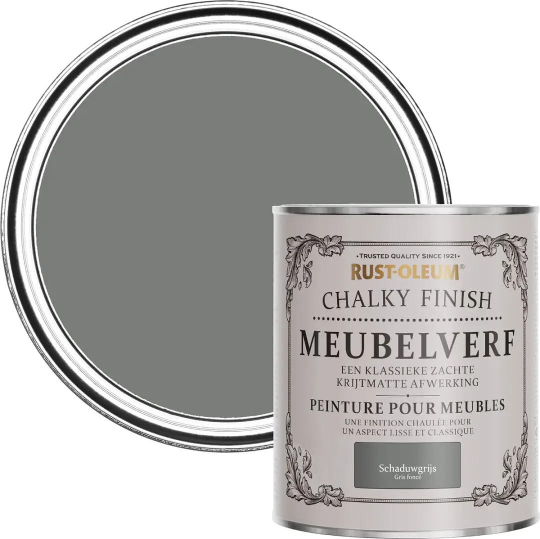Rust-Oleum Grey Chalky Finish Meubelverf 750ml