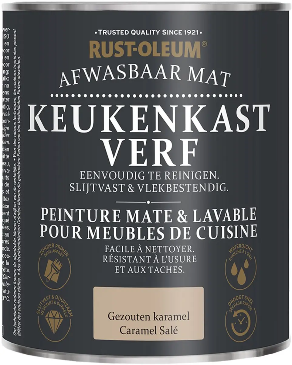 Rust-Oleum Keukenkastjes Verf Gezouten Karamel 750ml