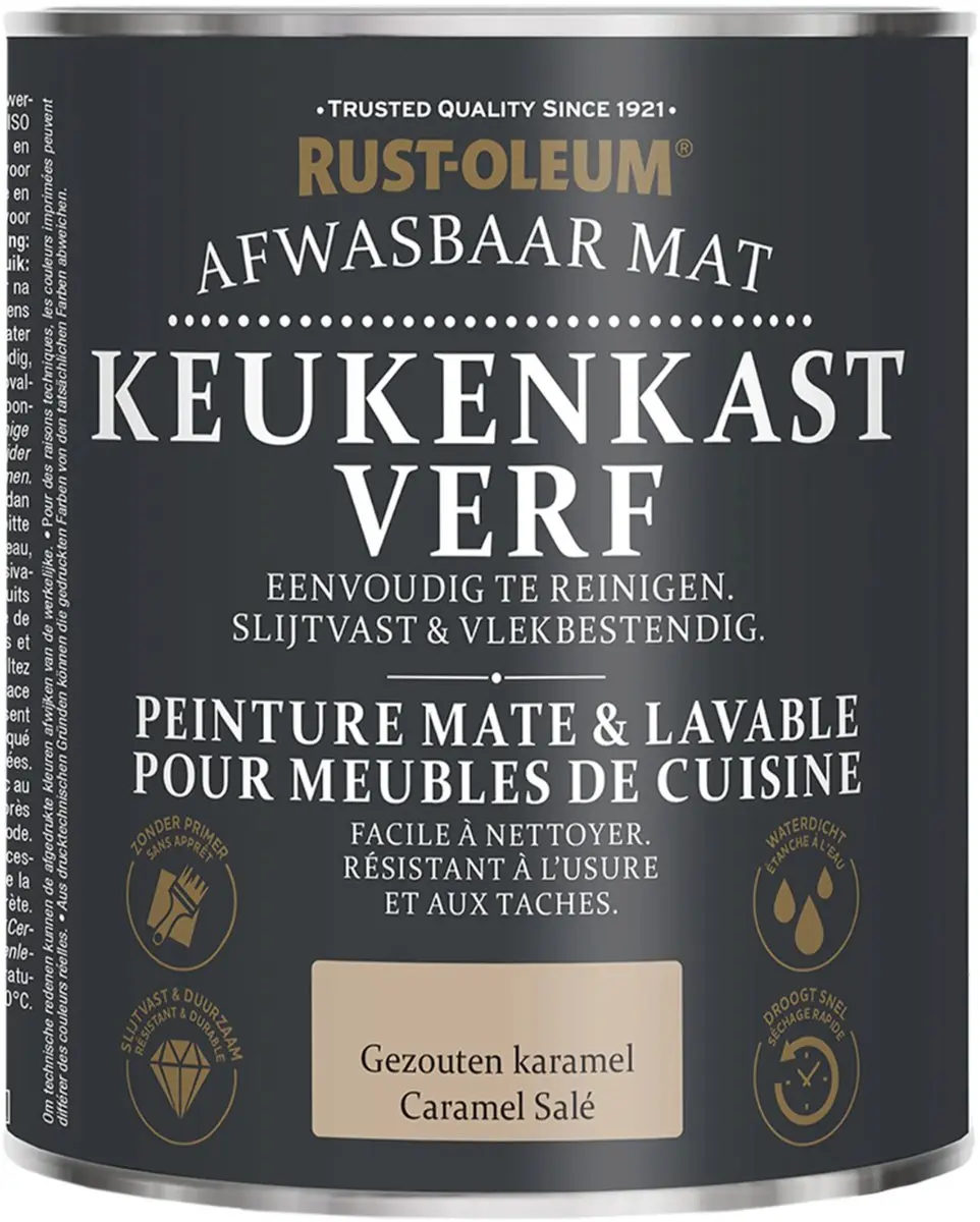 Rust-Oleum Keukenkastjes Verf Gezouten Karamel 750ml