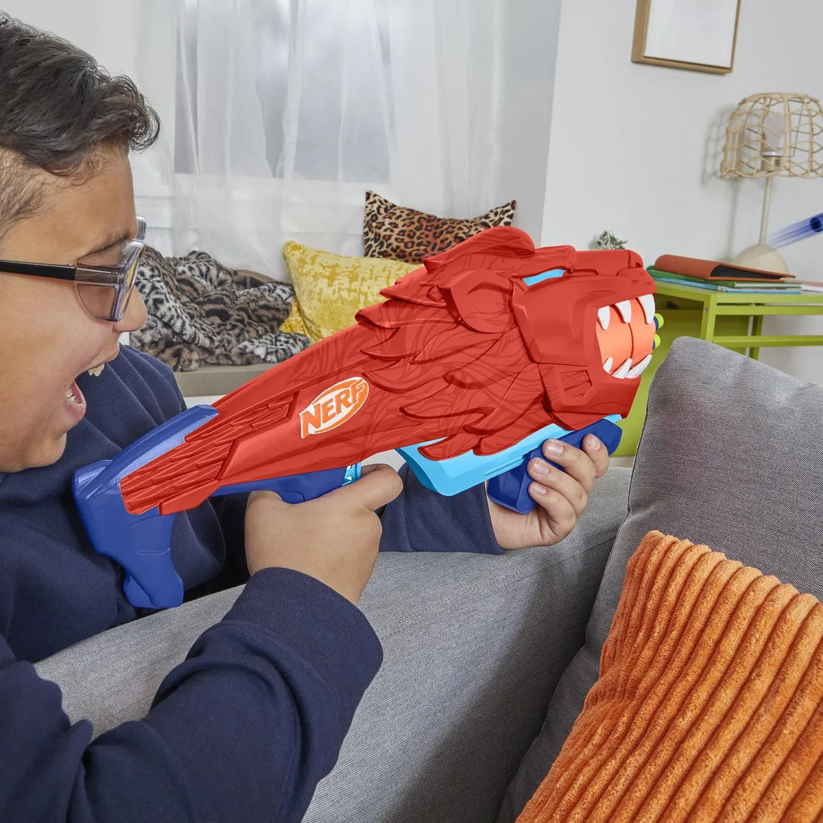 Nerf Lionfury F8646 Blaster - Multikleur - afbeelding 6 van 6