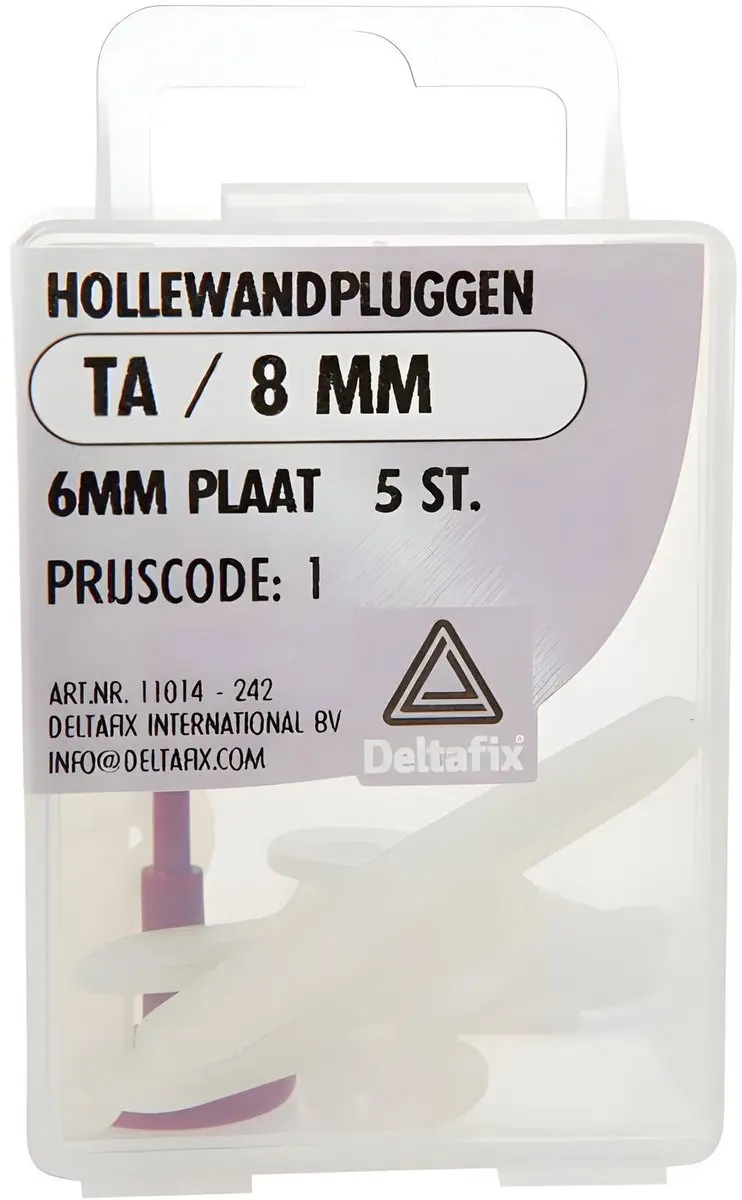 Deltafix Hollewandplug TC 8mm