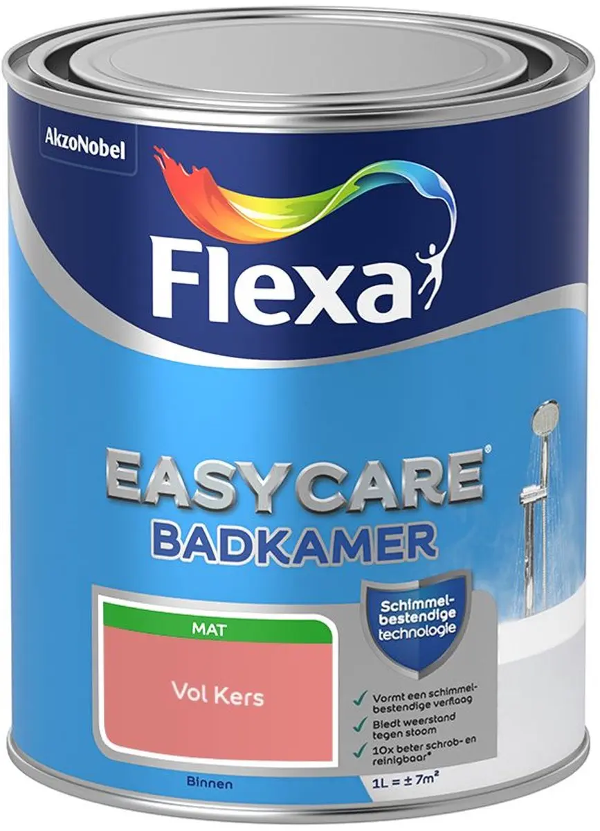 Flexa Easycare Badkamer Mengverf Vol Kers
