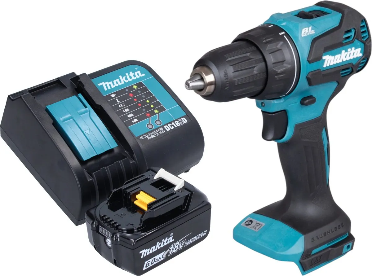 Makita DDF490SG1 Accuboormachine 18V 65Nm Borstelloos