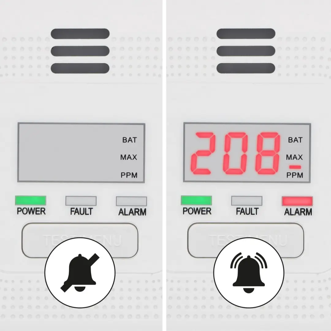 Alecto COA4010 Koolmonoxidemelder - 10 Jaar Sensor - Wit - afbeelding 2 van 6