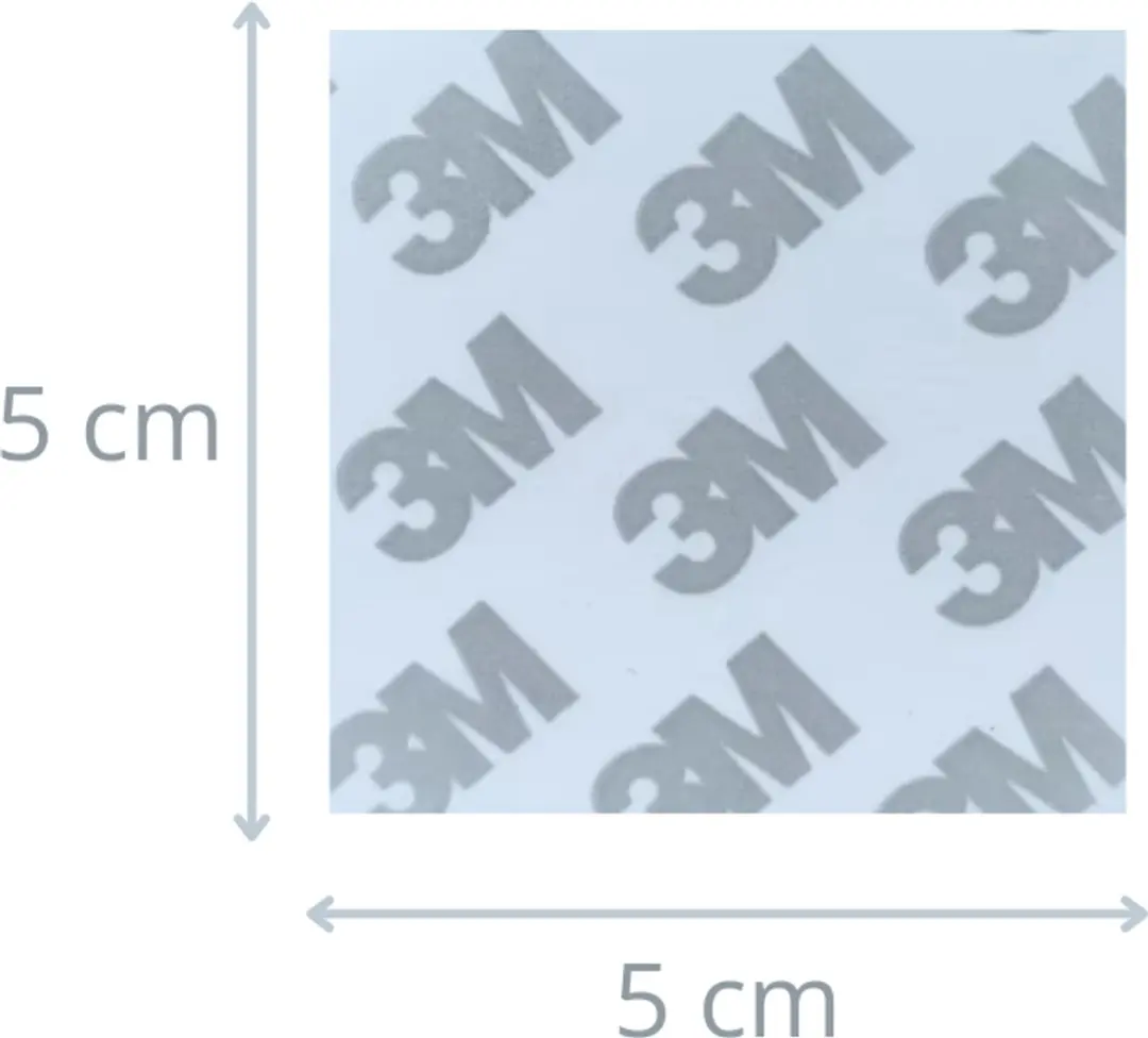3M Plakstrips Vierkant Dubbelzijdig 5cm - 25 Stuks