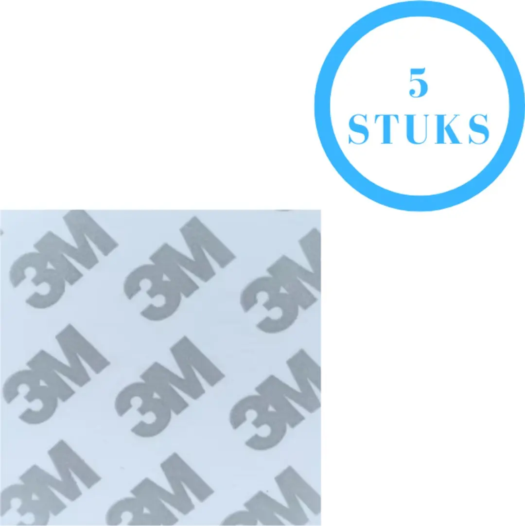 3M Plakstrips Vierkant Dubbelzijdig 5cm